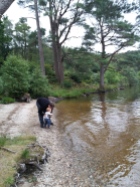 Paddling at Loch Eck